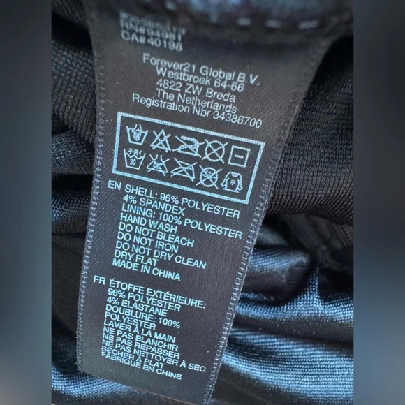 🛍️SALE🛍️ Forever 21 Jeweled Neckline Black Mini Dress - Picture 9 of 9